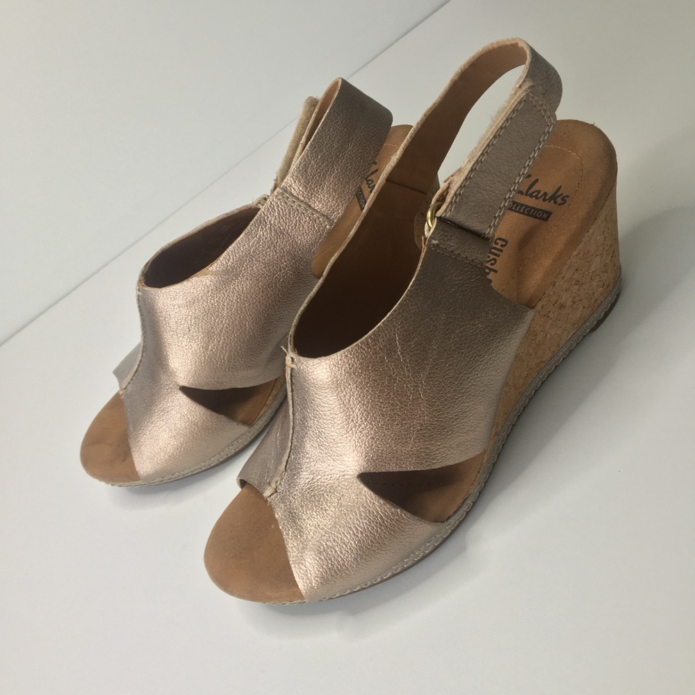 Clarks Collection Cushion Soft Wedge Sandal